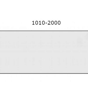 Rektangulær peisplate 1010-2000x450